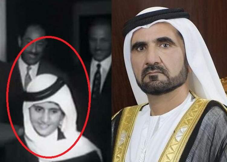 صورة حاكم دبي في الطفولة تشعل مواقع التواصل
