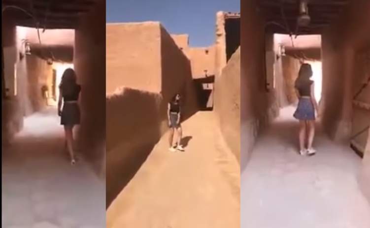 بالفيديو...إعتقال خلود اليافعي "فتاة التنورة القصيرة" في السعودية