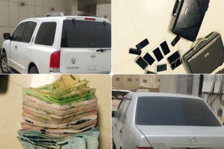 بالصور...اعتقال عائلة ثرية تتسول بسيارات فارهة في السعودية