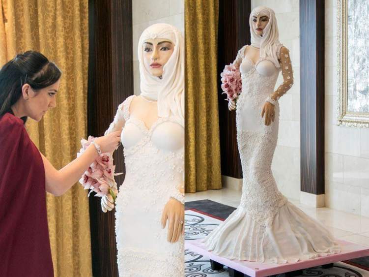في دبي كعكة على شكل عروس بقيمة مليون دولار