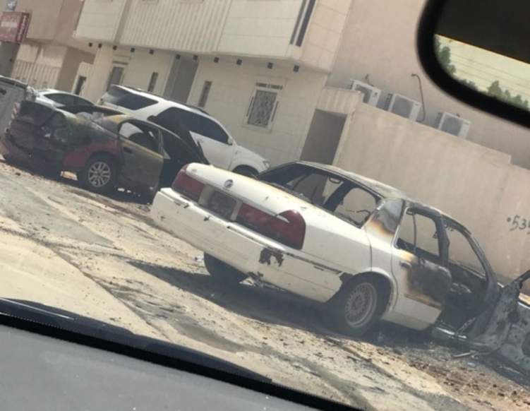 الشرطة تطيح بمواطن بعد ما فعله بعدد من المركبات في الرياض (صور)