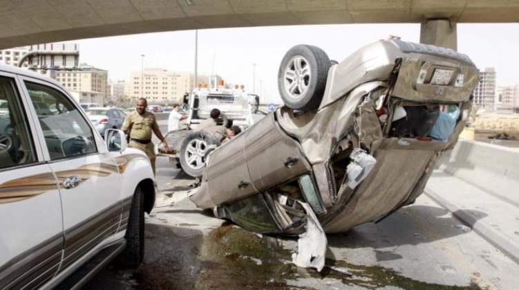 ما هي عقوبة التجمهر حول الحوادث المرورية في السعودية؟