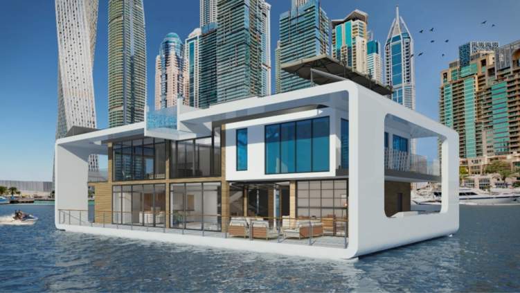 بـ 20 مليون درهم.. دبي تبيع أول منزل عائم في مارينا