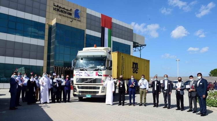دبي تستقبل أول حاوية بضائع من إسرائيل