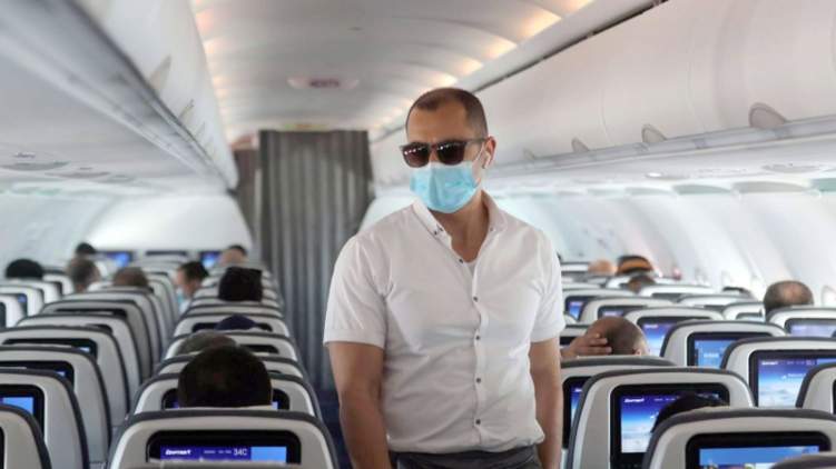 شركة طيران تخصص مقاعد خاصة لمن يرفض إرتداء الكمامة