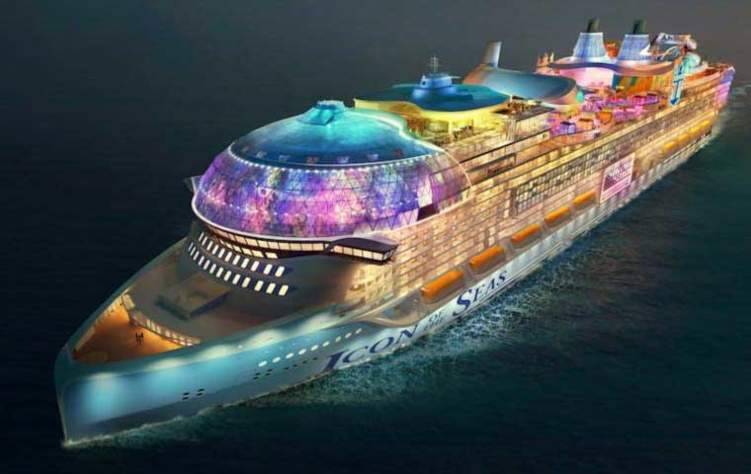أكبر سفينة في العالم «أيقونةالبحار» تستعد لأولى رحلاتها في مطلع 2024