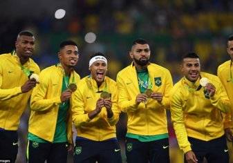 بالصور.. البرازيل تتوج بذهبية كرة القدم لأول مرة في تاريخها