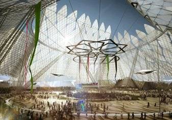 "ساحة الوصل" أيقونة معمارية في قلب اكسبو دبي 2020