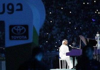 بالفيديو.. أغنية حسين الجسمي في حفل تتويج الهلال بطلاً للدوري السعودي