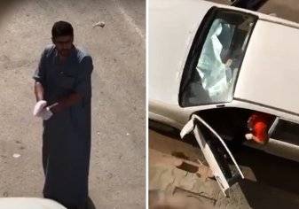 محترفون يسرقون سيارة في الرياض بنهار رمضان