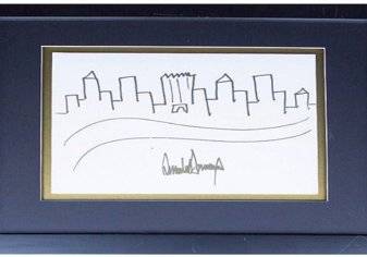 لوحة "ترامب" بمزاد علني وبقيمة 9 آلاف دولار