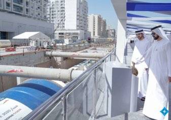 حاكم دبي يدشن "مسار 2020" لمترو دبي