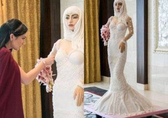 في دبي كعكة على شكل عروس بقيمة مليون دولار