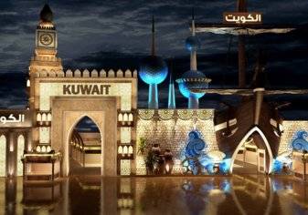 لوحة فنية تزين الجناح الكويتي في الموسم المقبل من القرية العالمية