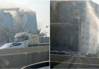 حريق هائل يندلع بمبنى النيابة العامة بمدينة الدمام (فيديو)