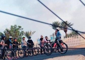 فريق Brave Cyclist النسائي يقطع مسافة ١٠٠كيلومتر بالدراجات في جدة‎ (فيديو وصور)