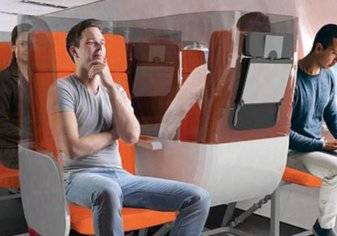 هكذا سيكون شكل مقعد الطائرة ما بعد الوباء؟