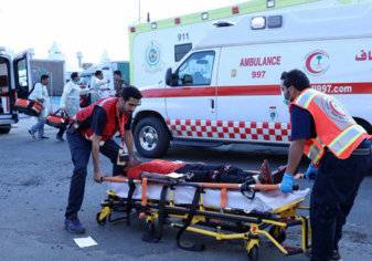 في الرياض وفاة شخصيين وإصابة ١5 شخص في حادث تصادم 4 سيارات