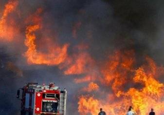 شاهد.. النيران تلتهم المناطق الزراعية في السعودية