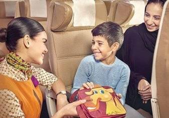 السفر مجاني للأطفال عبر الاتحاد للطيران