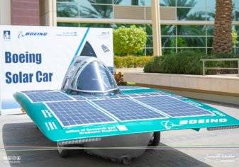 أول سيارة محلية تعمل بالطاقة الشمسية في السعودية (صور)