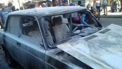 سائق مصري يشعل النيران في سيارته