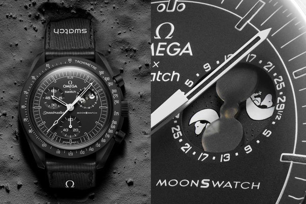 كيف تبدو ساعة أوميغا سواتش الجديدة Snoopy Moonswatch السوداء؟