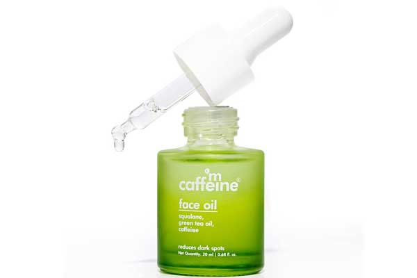 زيت الكافيين والشاي الأخضر وزيت السكوالان للوجه - mCaffeine Green Tea & Squalane Face Oil