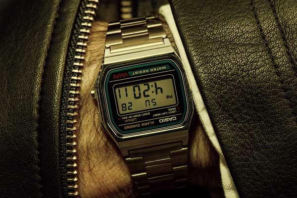 casio a158wa-1df stainless steel digital watch
