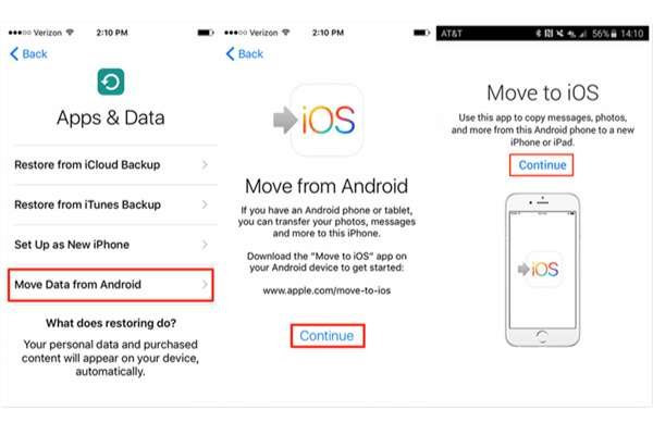 كيفية نقل البيانات من أندرويد إلى ايفون عن طريق Move to iOS