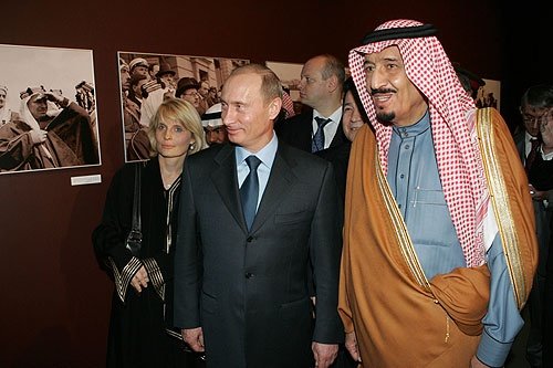الملك السعودي في روسيا