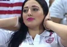 بالصور.. حسناء الزمالك التي خطفت الأنظار في نهائي إفريقيا.. من هي؟