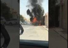 بالفيديو .. شاب يحطم سيارته لينقذ منزل جيرانه في السعودية