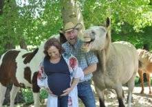 صور طريفة.. لحصان يشارك زوجان فرحتهما باستقبال مولودهما